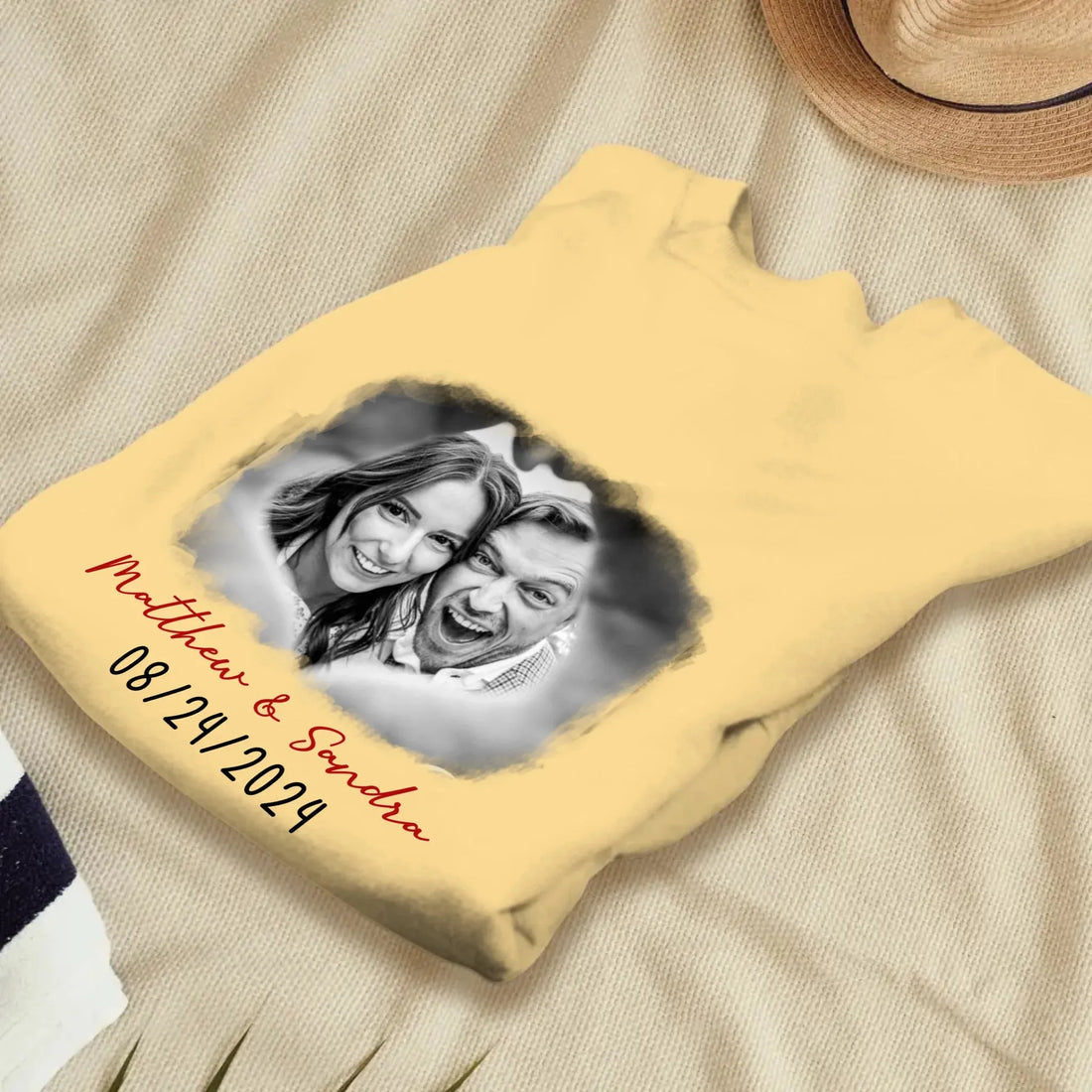 Cloud Frame Of Love - Personalized Gifts For Couples - Unisex Sweater