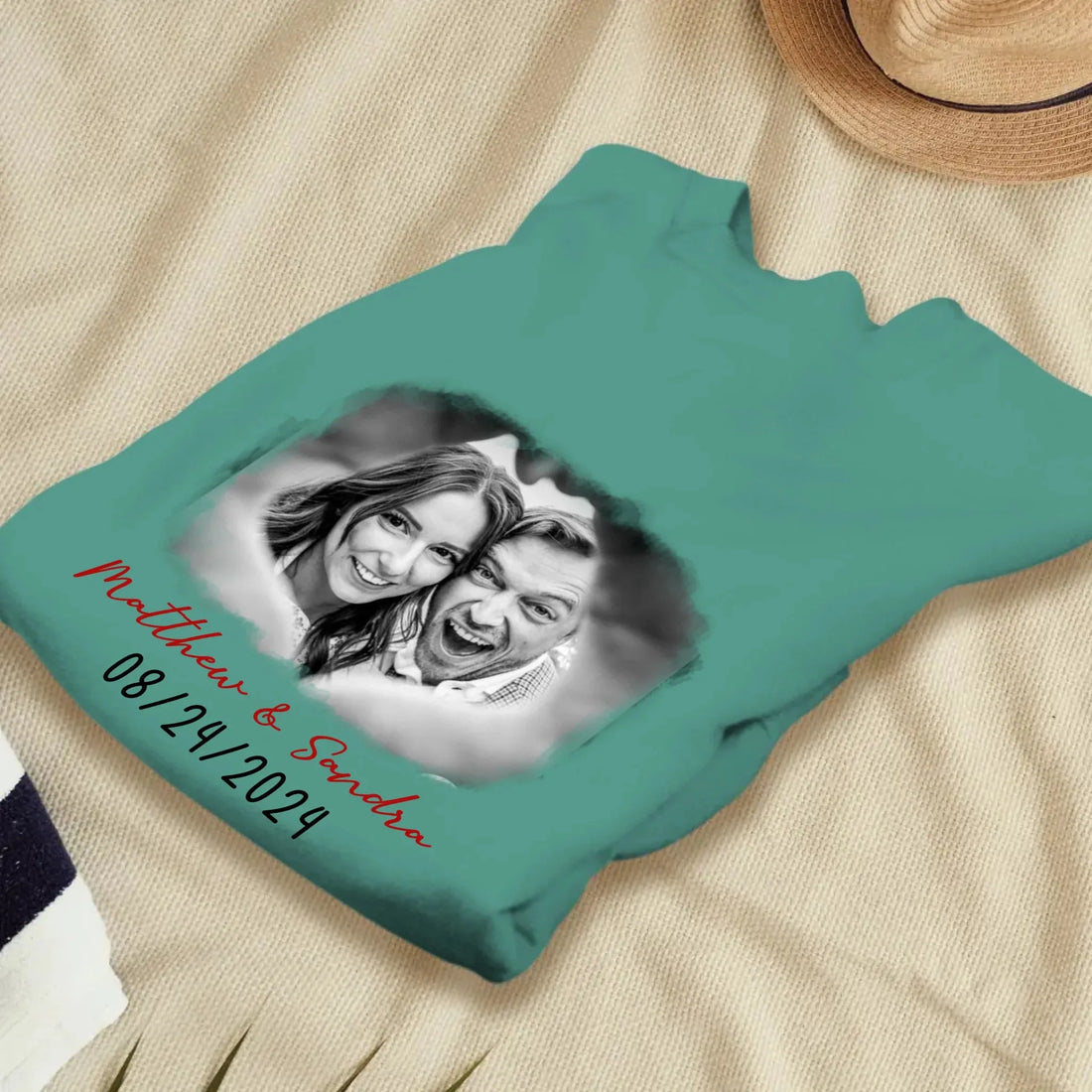 Cloud Frame Of Love - Personalized Gifts For Couples - Unisex Sweater