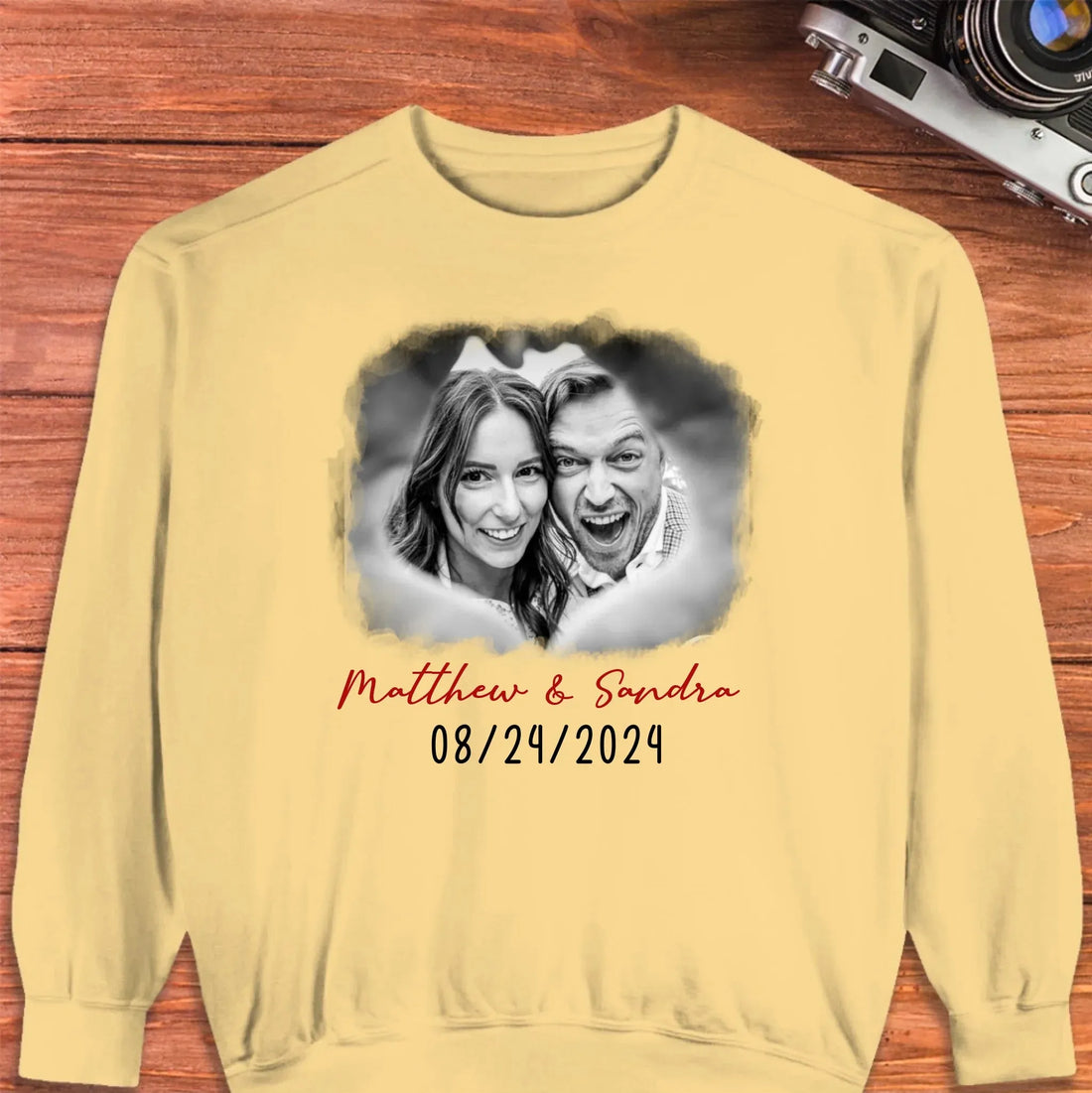 Cloud Frame Of Love - Personalized Gifts For Couples - Unisex Sweater