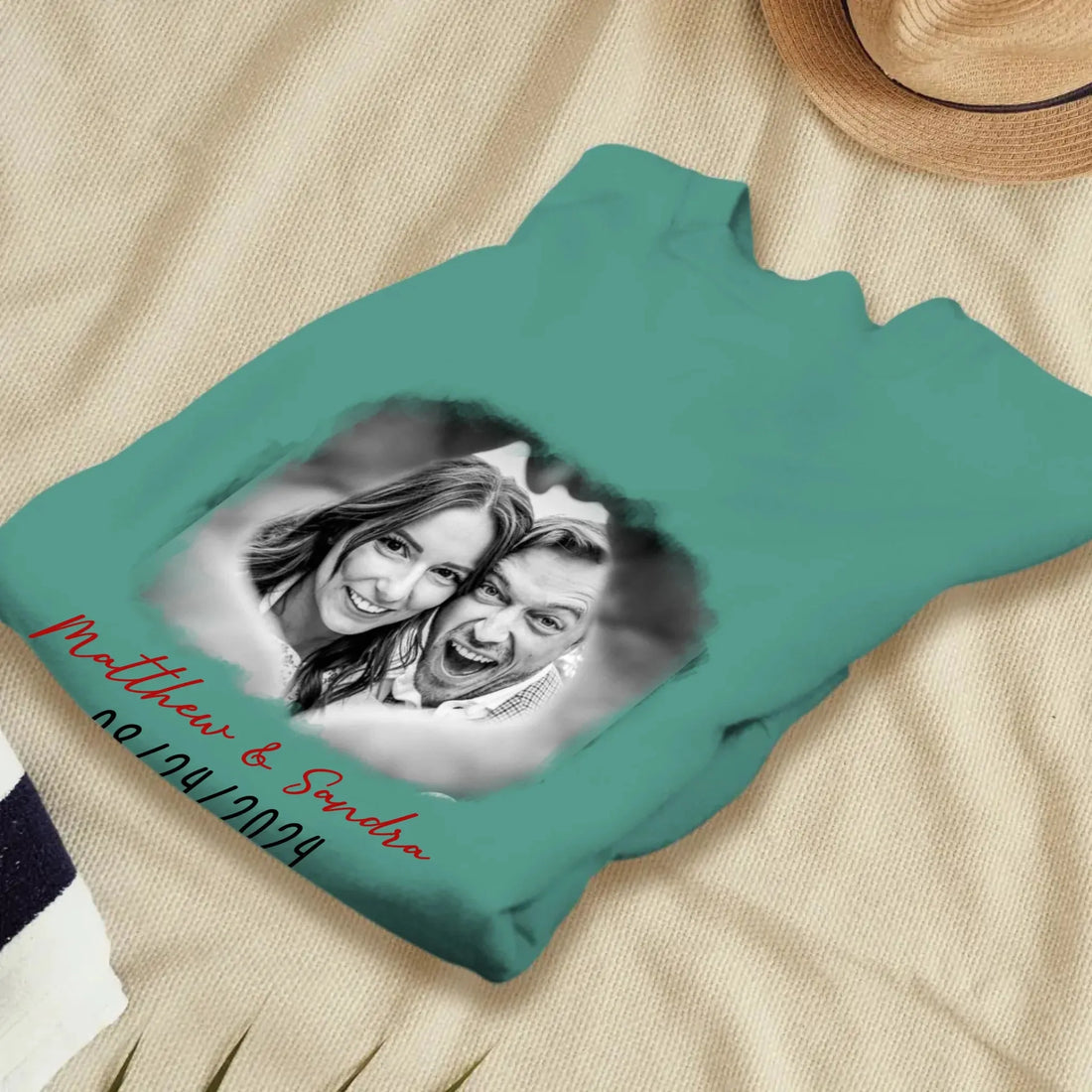 Cloud Frame Of Love - Personalized Gifts For Couples - Unisex Sweater