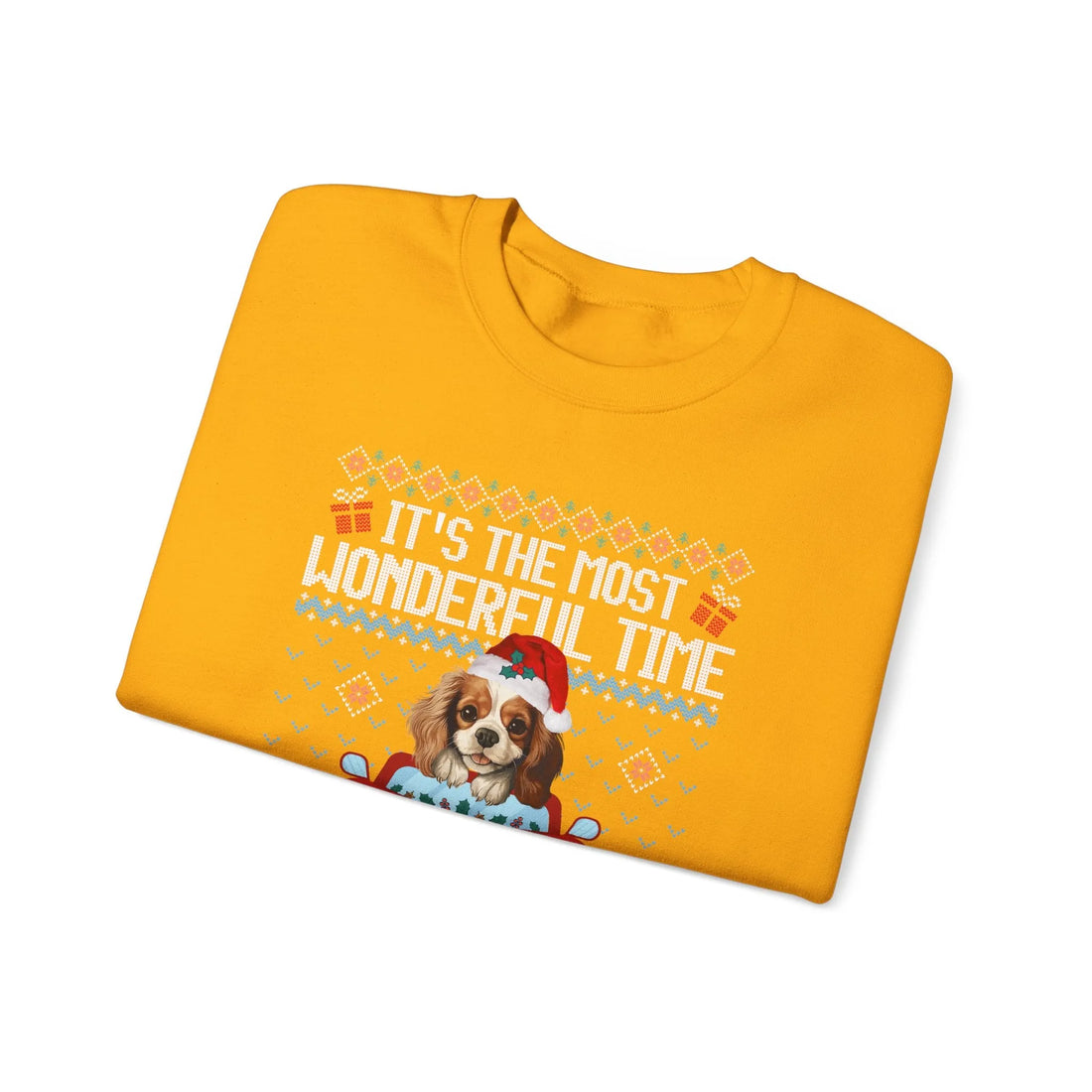 Cavalier King Charles Spaniel Dog It's The Most Wonderful Time Of The Year Unisex  Sweater