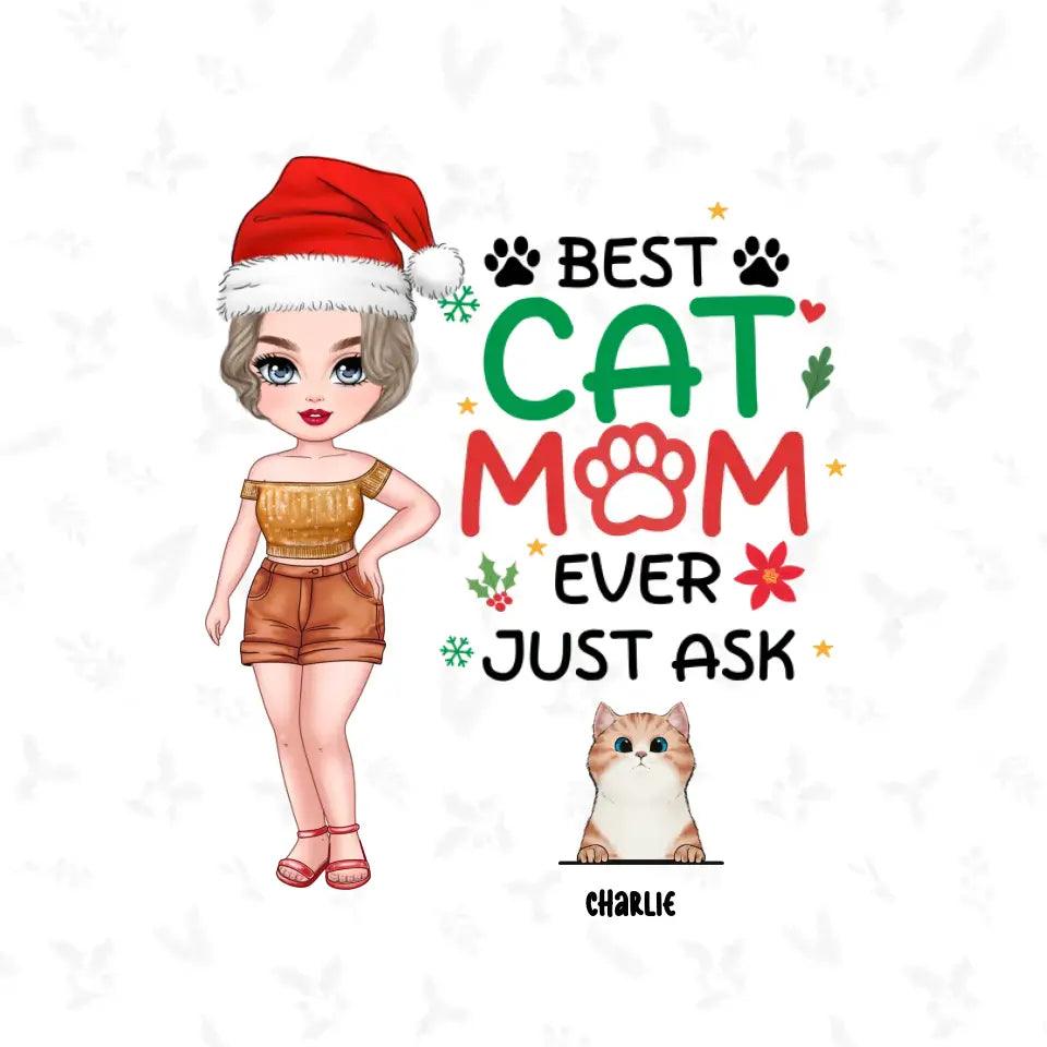 Best Cat Mom Ever - Custom Animal - Personalized Gifts For Cat Lovers - Blanket from PrintKOK costs $ 47.99