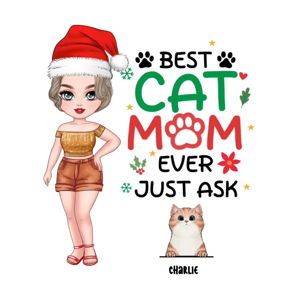 Best Cat Mom Ever - Custom Animal - Personalized Gifts For Cat Lovers - Sweater from PrintKOK costs $ 45.99