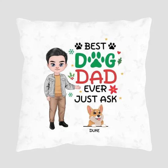 Best Dog Dad Ever - Custom Name - Personalized Gifts For Dog Lovers - Blanket from PrintKOK costs $ 39.99