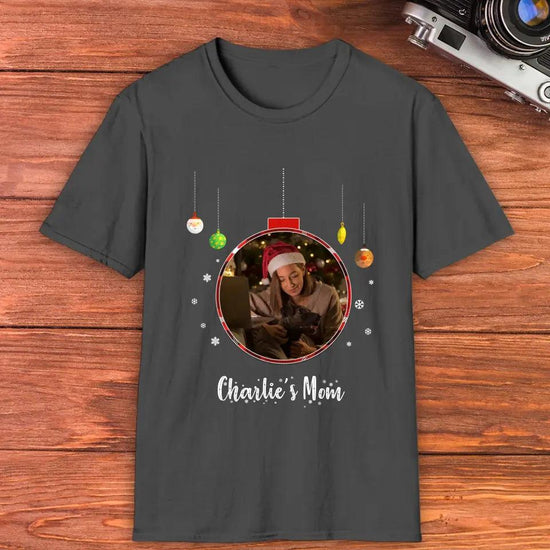 Christmas Ornament - Custom Photo - Personalized Gift For Dog Lovers - Family T-Shirt from PrintKOK costs $ 37.99