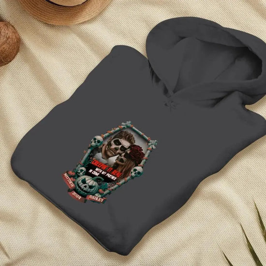 Creepin It Real - Custom Photo - Personalized Gifts For Couple - Hoodie from PrintKOK costs $ 51.99