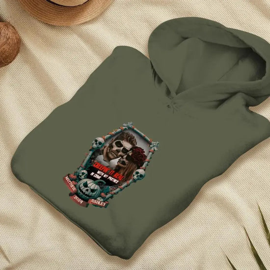 Creepin It Real - Custom Photo - Personalized Gifts For Couple - Hoodie from PrintKOK costs $ 51.99