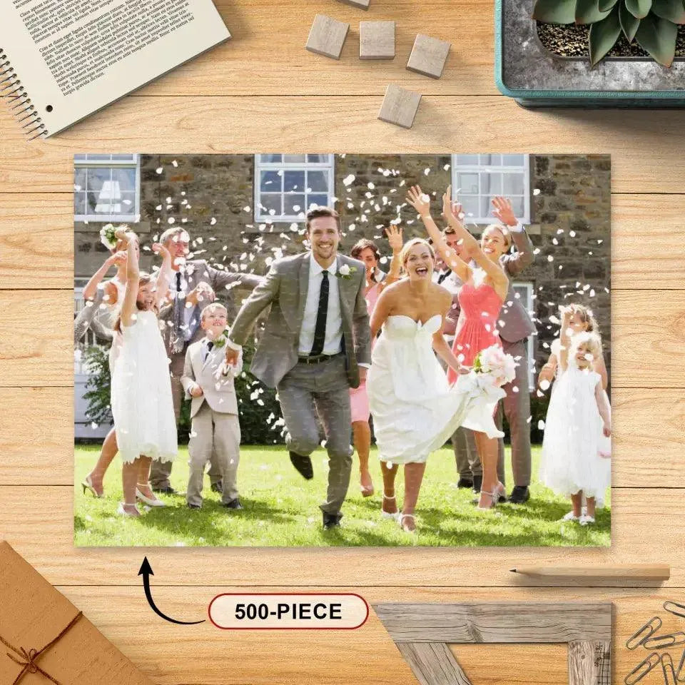 Custom Jigsaw Puzzle with Photo from PrintKOK costs $ 36.99