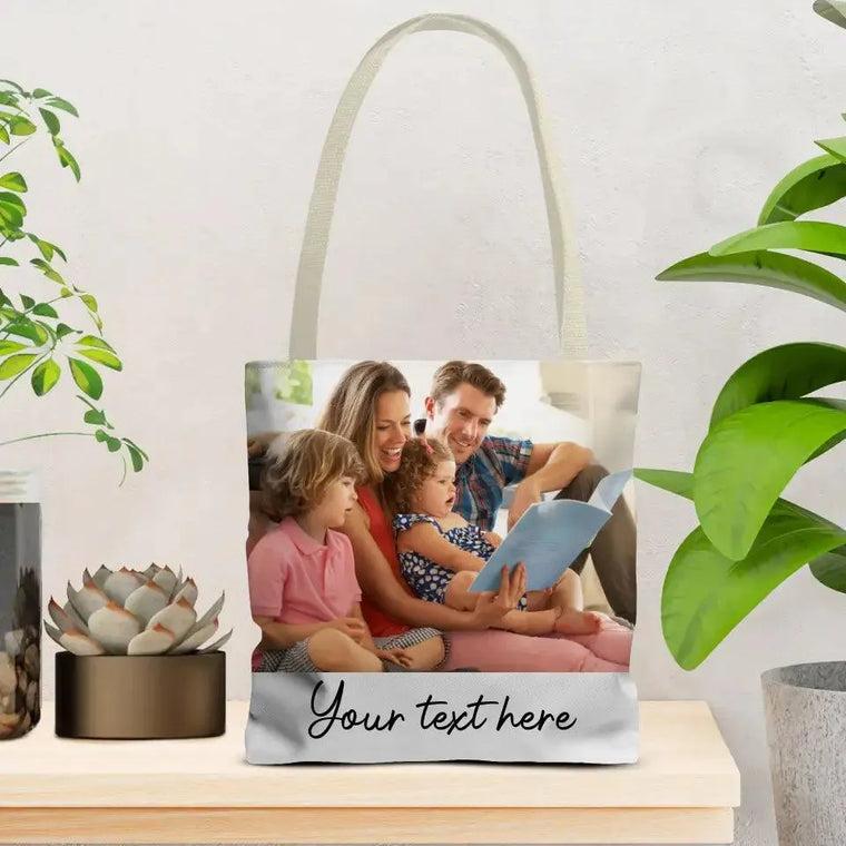 Custom Tote Bag (AOP) with Photo from PrintKOK costs $ 20.99