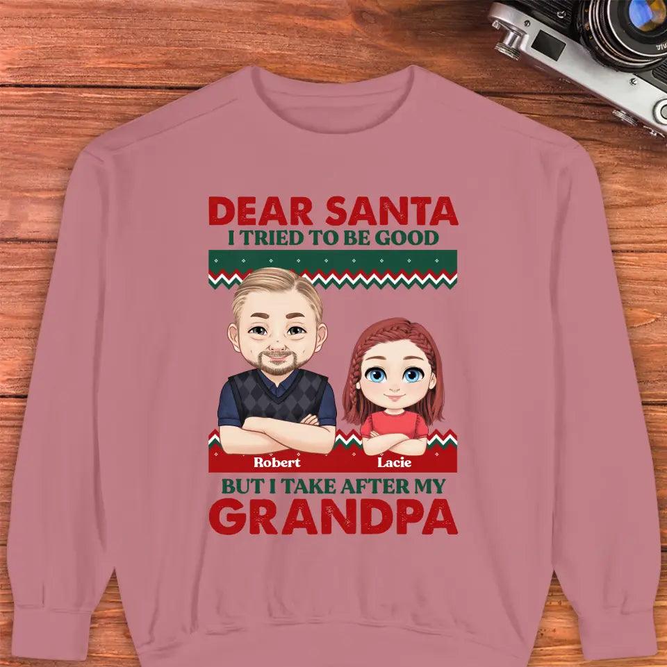 Dear Santa - Custom Quote - Personalized Gifts For Grandpa - Family Sweater from PrintKOK costs $ 45.99