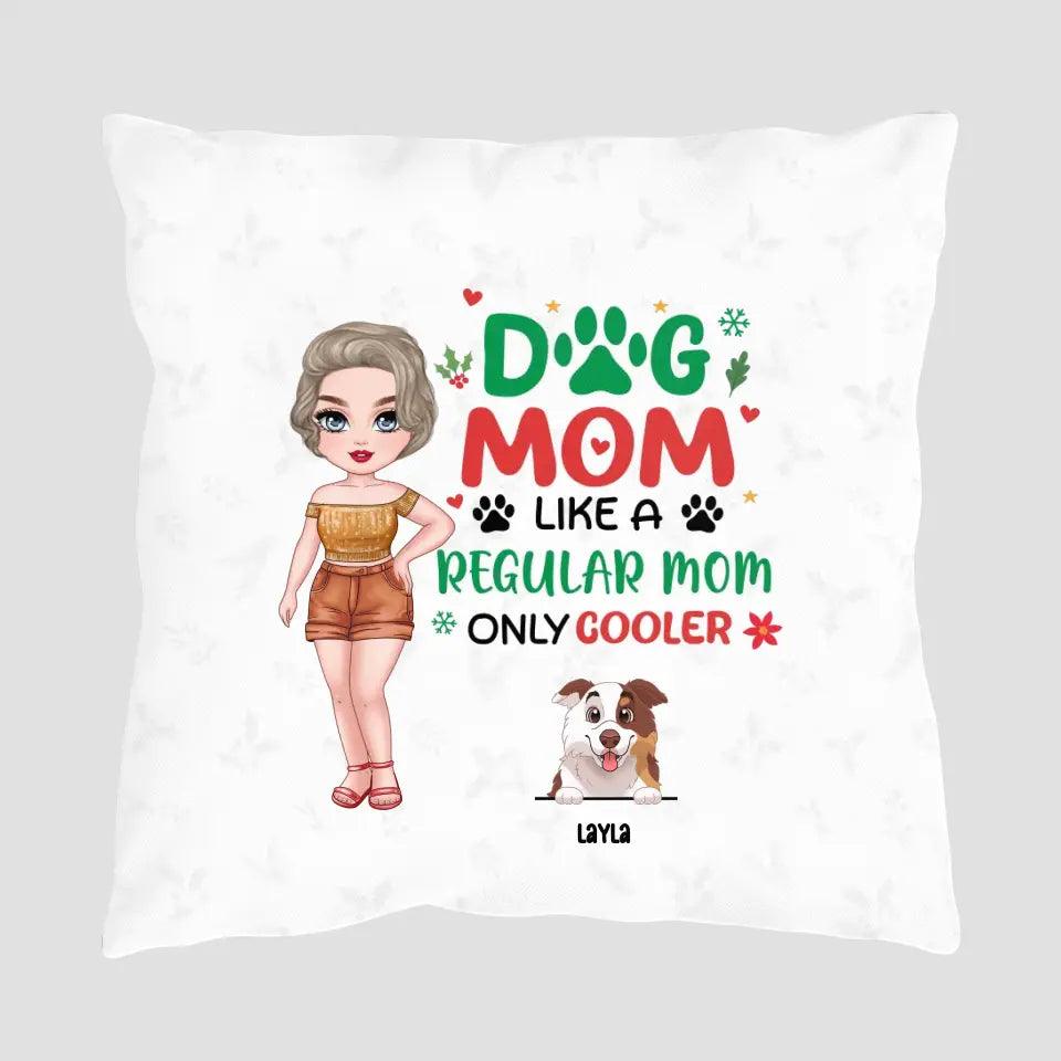 Dog Mom Like A Regular Mom Only Cooler - Custom Name - Personalized Gifts For Dog Lovers - Blanket from PrintKOK costs $ 41.99