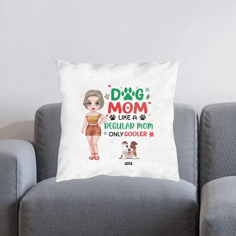 Dog Mom Like A Regular Mom Only Cooler - Custom Name - Personalized Gifts For Dog Lovers - Blanket from PrintKOK costs $ 47.99