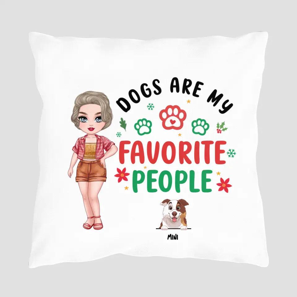 Dogs Are My Favorite People - Custom Name - Personalized Gifts for Dog Lovers - Blanket from PrintKOK costs $ 41.99
