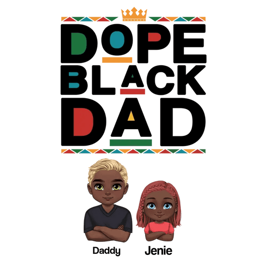 Dope Black Daddy - Personalized Family Sweater from PrintKOK costs $ 48.99