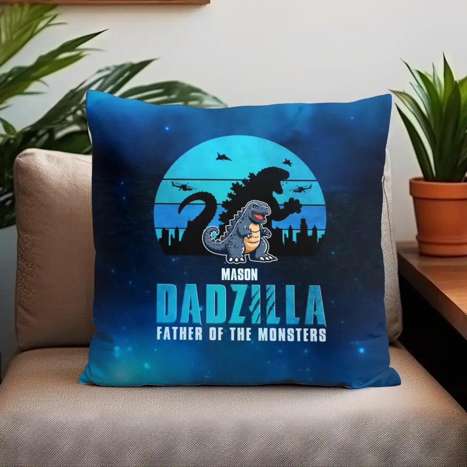 Father Of The Monsters - Personalized Gifts For Dad - Pillow from PrintKOK costs $ 38.99