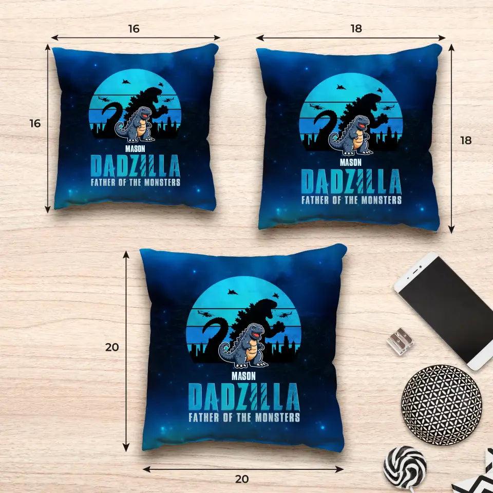 Father Of The Monsters - Personalized Gifts For Dad - Pillow from PrintKOK costs $ 38.99