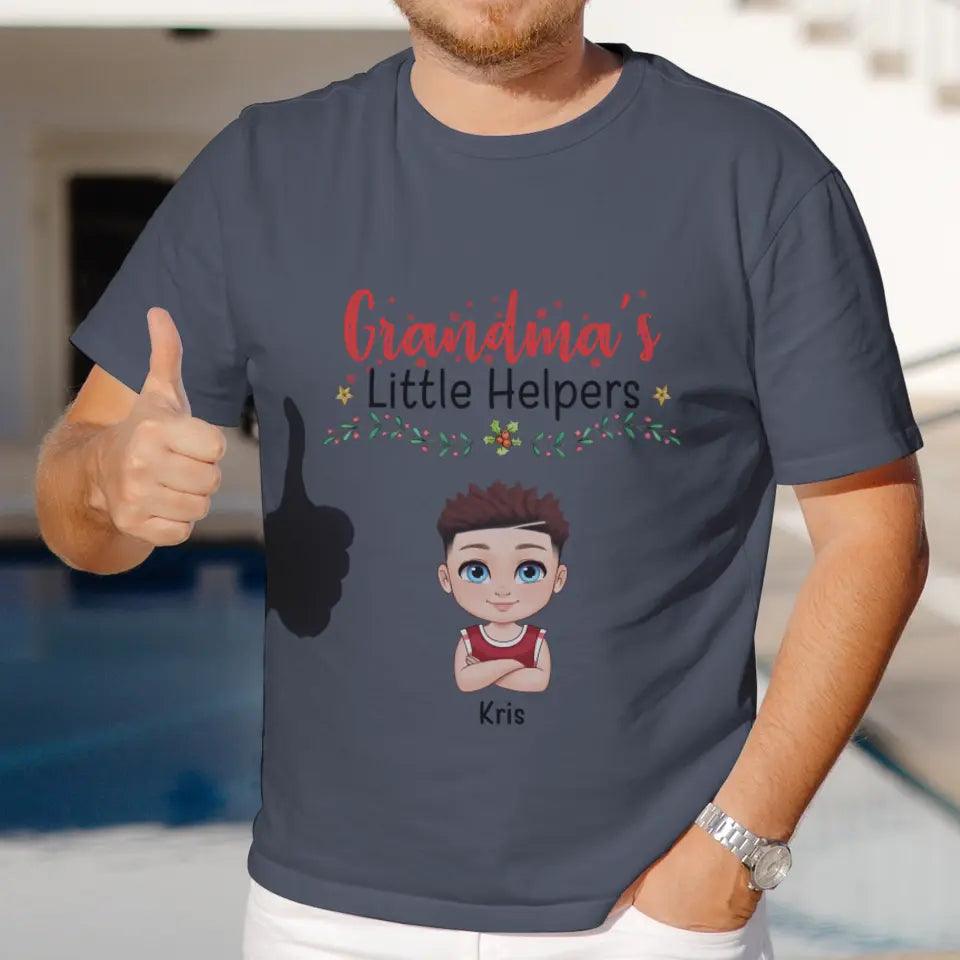 Grandma's Helpers - Personalized Family T-Shirt from PrintKOK costs $ 30.99