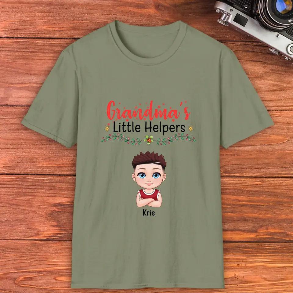 Grandma's Helpers - Personalized Family T-Shirt from PrintKOK costs $ 29.99