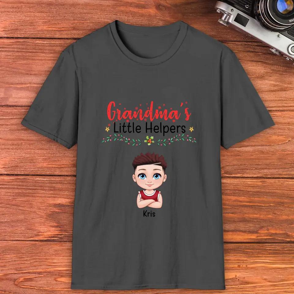 Grandma's Helpers - Personalized Family T-Shirt from PrintKOK costs $ 29.99