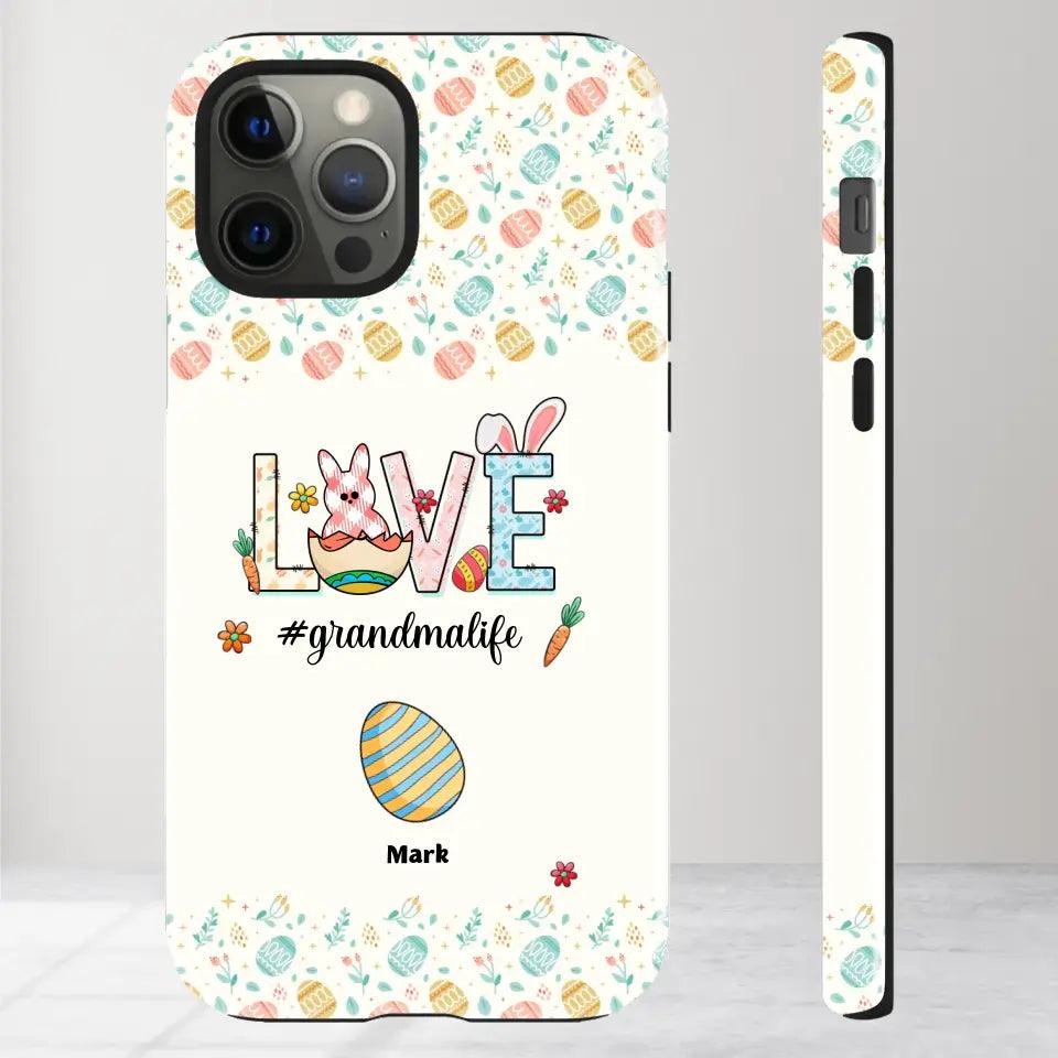 Grandmalife - Personalized Gifts For Grandma - iPhone Tough Phone Case from PrintKOK costs $ 29.99