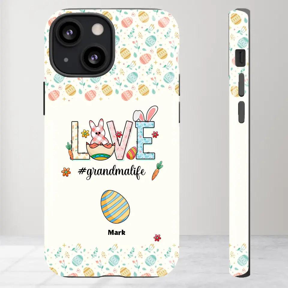 Grandmalife - Personalized Gifts For Grandma - iPhone Tough Phone Case from PrintKOK costs $ 29.99