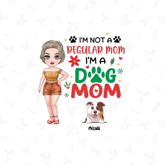I'm Not A Regular Mom I'm A Dog Mom - Custom Name - Personalized Gifts For Dog Lovers - Blanket from PrintKOK costs $ 47.99