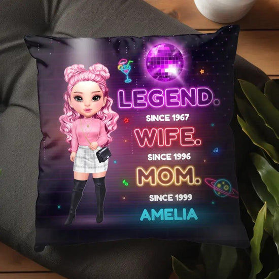 Legend Wife Mom - Custom Date - Personalized Gifts For Mom - Pillow from PrintKOK costs $ 38.99