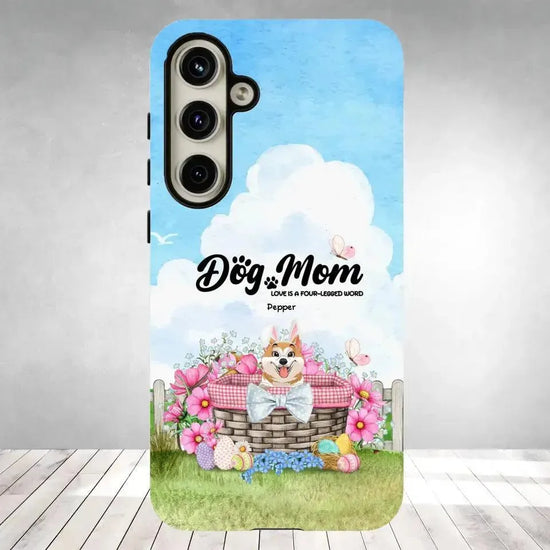 Love Is The Four-Legged Word - Custom Name - Personalized Gifts For Dog Lovers - Samsung Tough Phone Case from PrintKOK costs $ 29.99