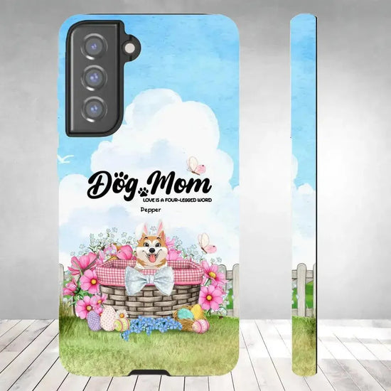 Love Is The Four-Legged Word - Custom Name - Personalized Gifts For Dog Lovers - Samsung Tough Phone Case from PrintKOK costs $ 29.99