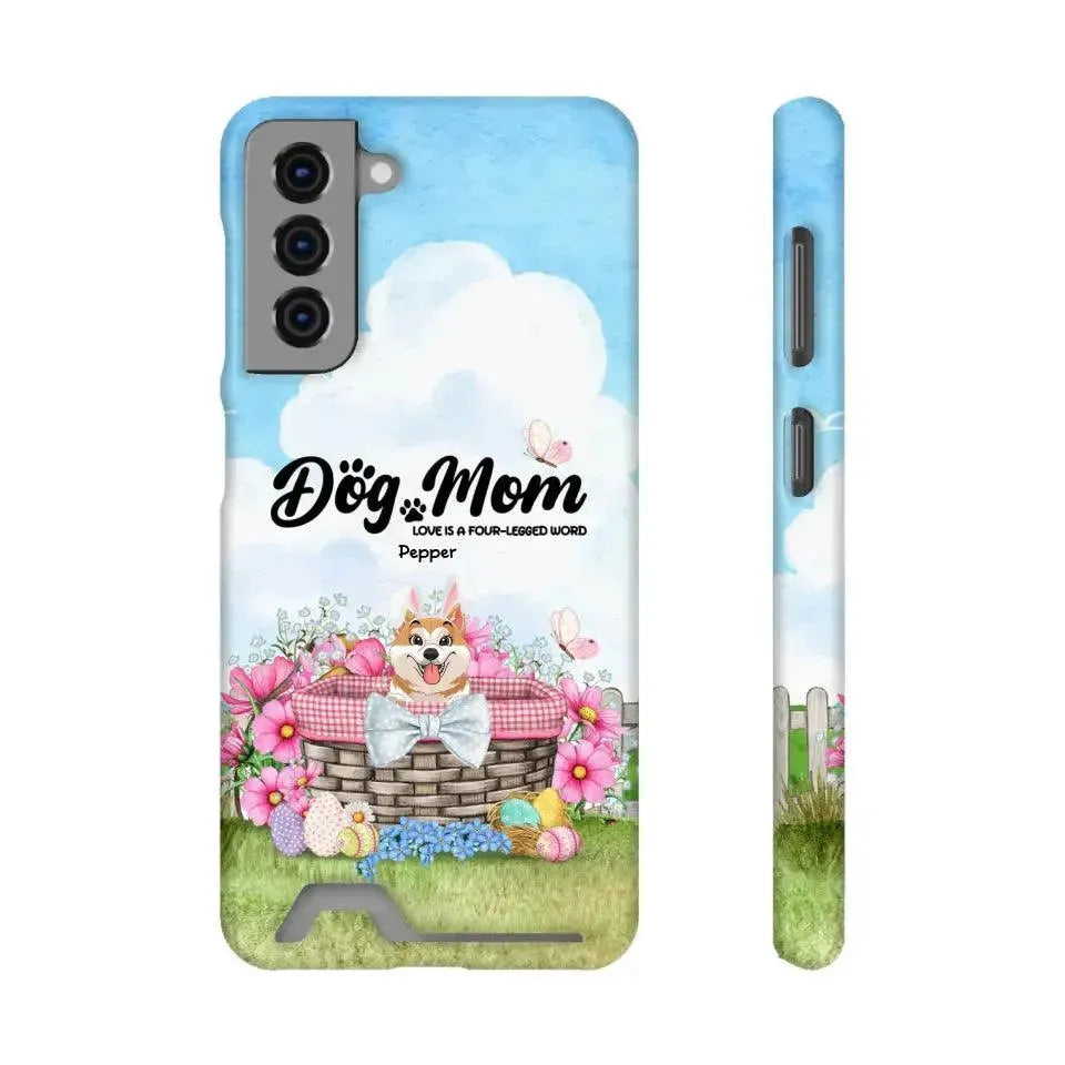 Love Is The Four-Legged Word - Custom Name - Personalized Gifts For Dog Lovers - Samsung Tough Phone Case from PrintKOK costs $ 36.99