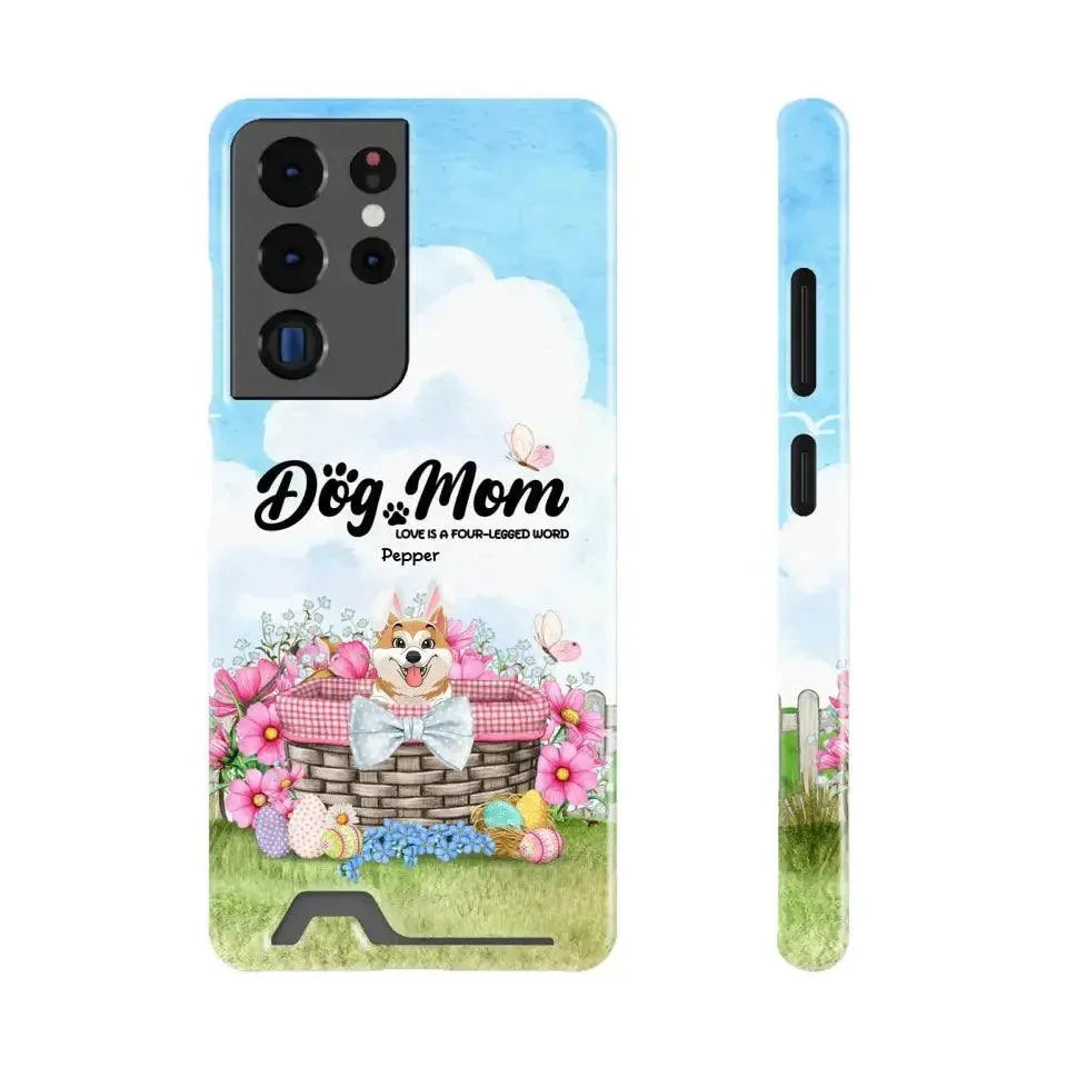 Love Is The Four-Legged Word - Custom Name - Personalized Gifts For Dog Lovers - Samsung Tough Phone Case from PrintKOK costs $ 36.99