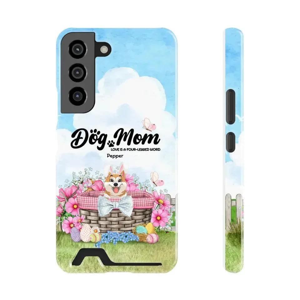 Love Is The Four-Legged Word - Custom Name - Personalized Gifts For Dog Lovers - Samsung Tough Phone Case from PrintKOK costs $ 36.99