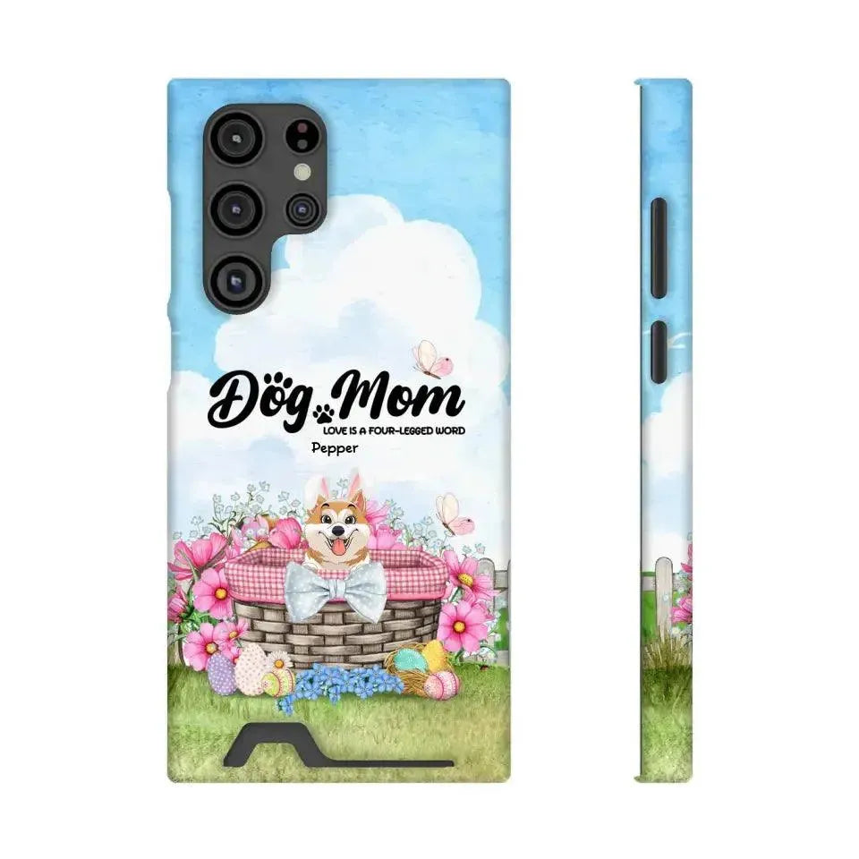 Love Is The Four-Legged Word - Custom Name - Personalized Gifts For Dog Lovers - Samsung Tough Phone Case from PrintKOK costs $ 36.99