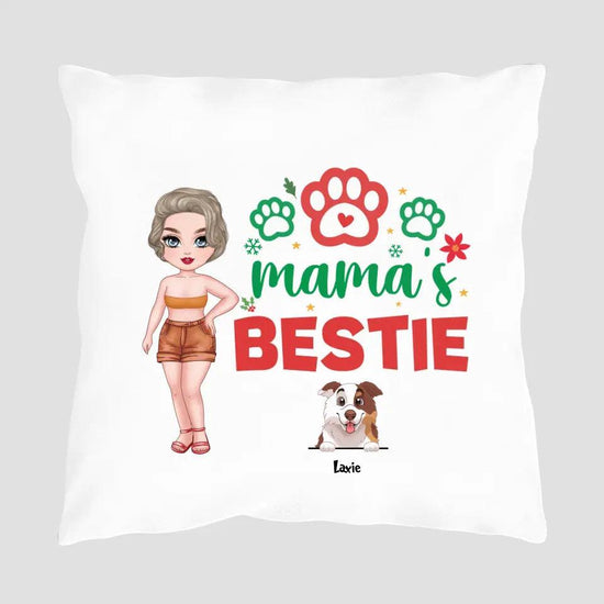 Mama's Bestie - Custom Name - Personalized Gifts For Dog Lovers - Blanket from PrintKOK costs $ 41.99