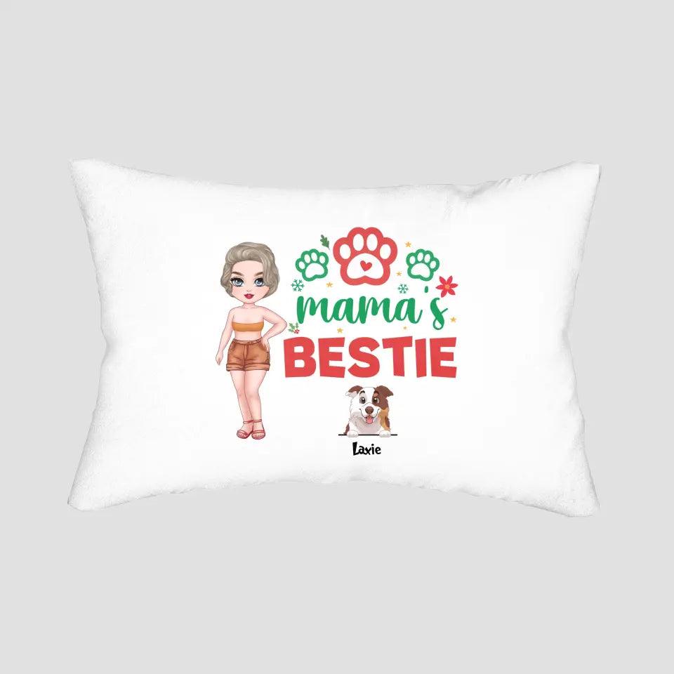 Mama's Bestie - Custom Name - Personalized Gifts For Dog Lovers - Blanket from PrintKOK costs $ 35.99