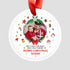 Merry Christmas Daddy - Custom Photo - 
 Personalized Gifts For Baby - Acrylic With Ribbon Ornament from PrintKOK costs $ 23.99