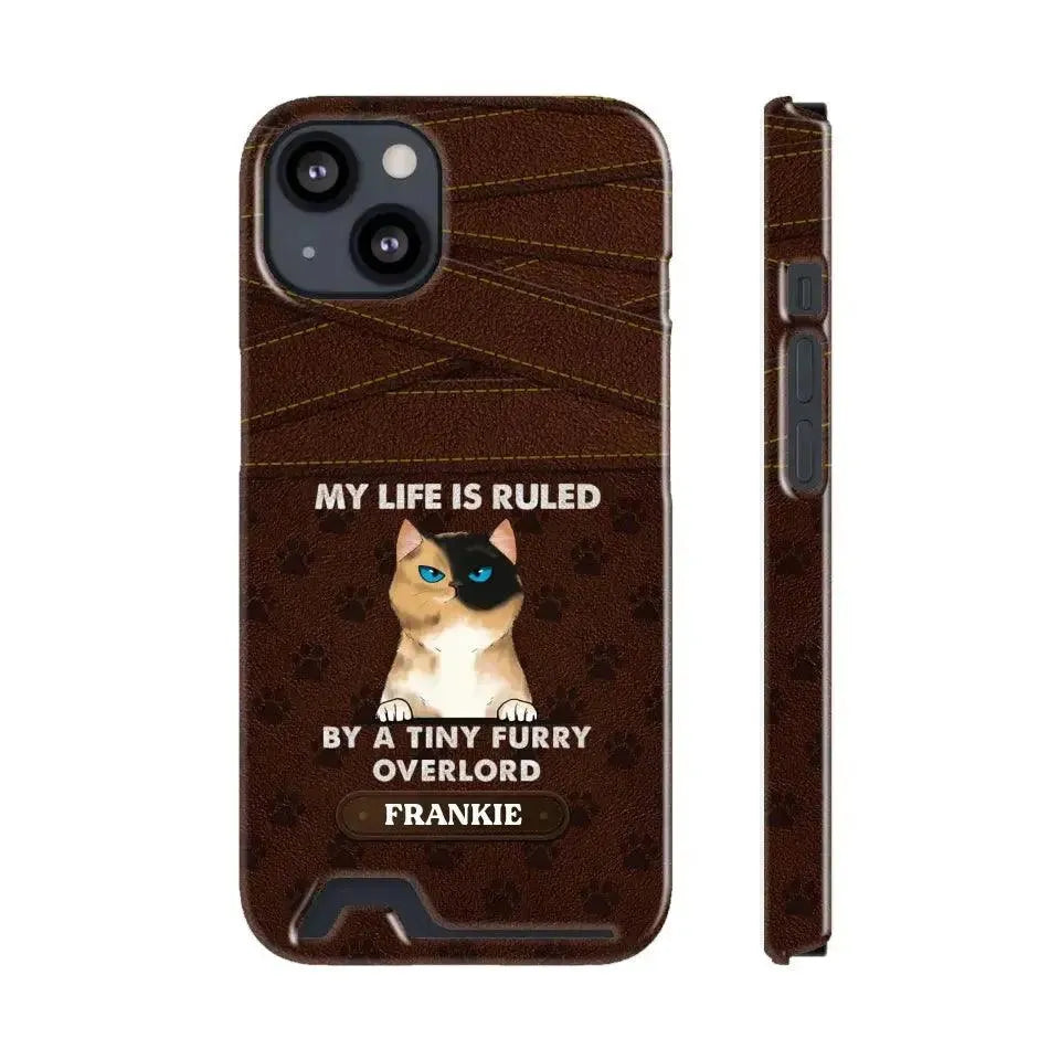 My Life Is Ruled By Cat - Custom Name 0 Personalized Gifts For Cat Lovers - iPhone Tough Phone Case from PrintKOK costs $ 36.99