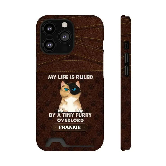 My Life Is Ruled By Cat - Custom Name 0 Personalized Gifts For Cat Lovers - iPhone Tough Phone Case from PrintKOK costs $ 36.99