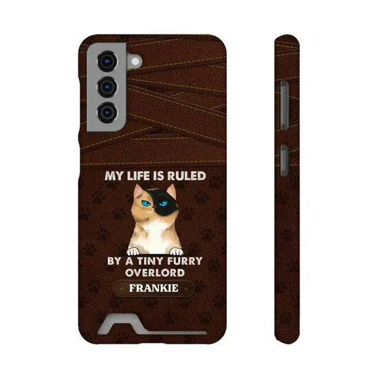 My Life Is Ruled By Cat - Custom Name - Personalized Gifts For Cat Lovers - Samsung Tough Phone Case from PrintKOK costs $ 36.99