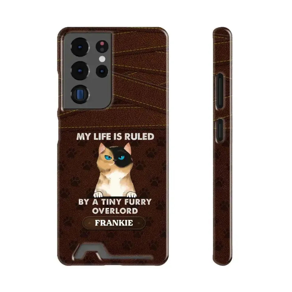 My Life Is Ruled By Cat - Custom Name - Personalized Gifts For Cat Lovers - Samsung Tough Phone Case from PrintKOK costs $ 36.99