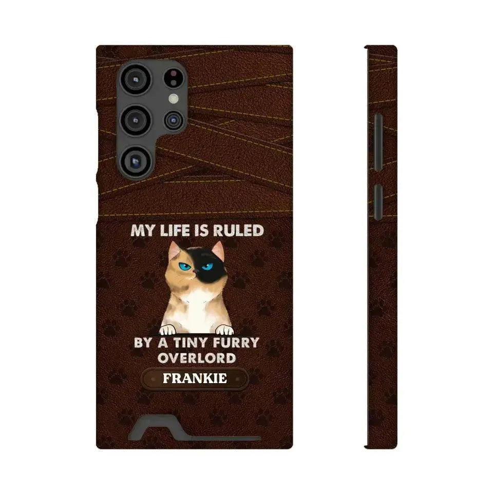 My Life Is Ruled By Cat - Custom Name - Personalized Gifts For Cat Lovers - Samsung Tough Phone Case from PrintKOK costs $ 36.99