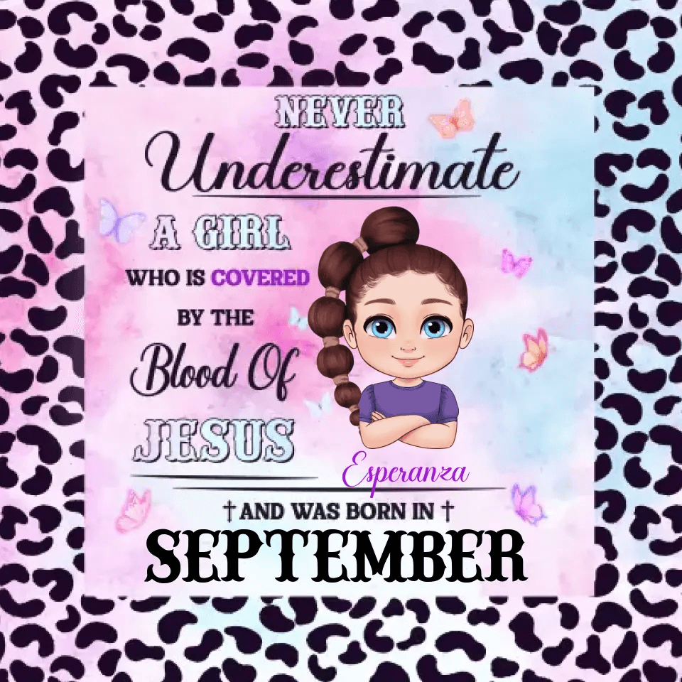 Never Underestimate - Custom Month - Personalized Gifts For Daughter - Pillow from PrintKOK costs $ 38.99