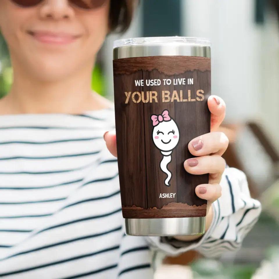 Our First Home Was Awesome - Custom Name - Personalized Gifts For Dad - 20oz Tumbler from PrintKOK costs $ 35.99