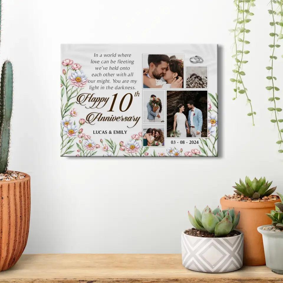Photo To You Anniversary - Personalized Gifts For Grandpa - Canvas Photo Tiles from PrintKOK costs $ 24.99