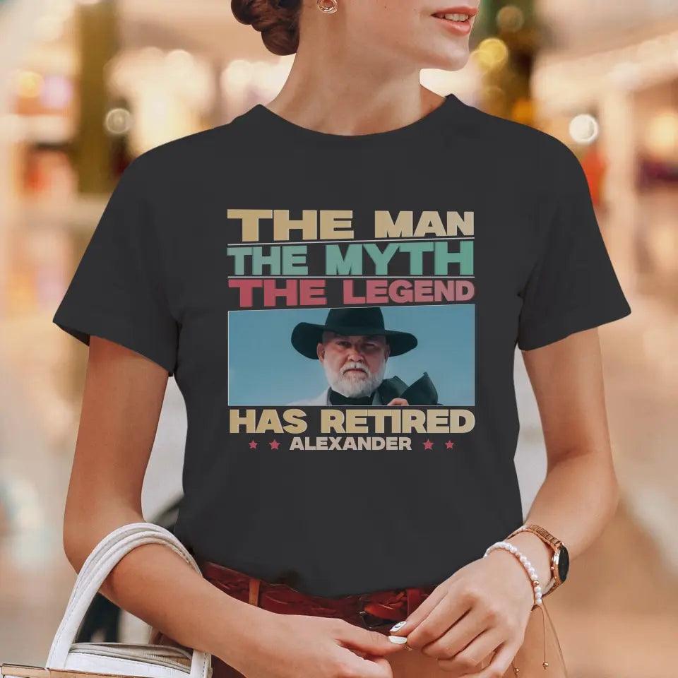 Retired Grandpa - Custom Photo - Personalized Gifts For Grandpa - T-Shirt from PrintKOK costs $ 29.99