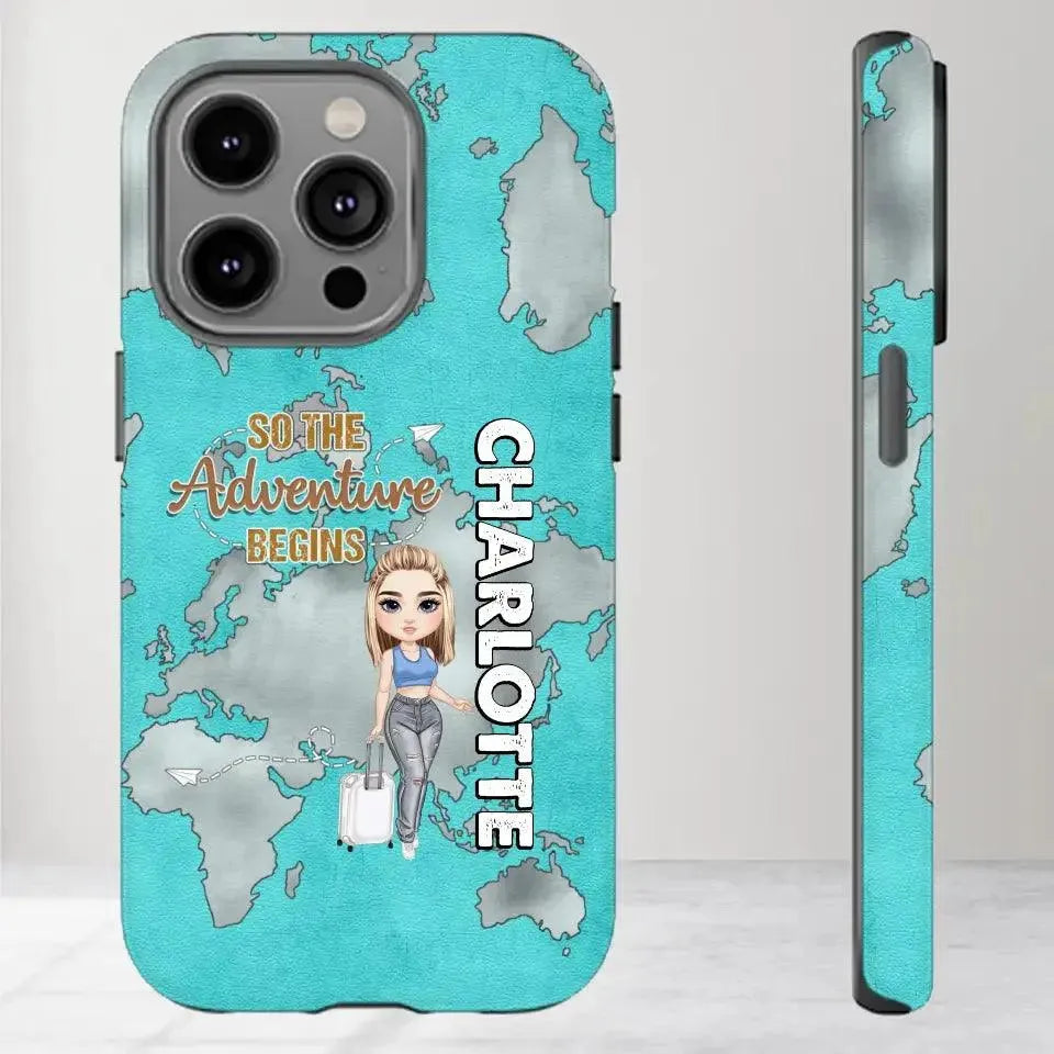 So The Adventure Begins - Personalized iPhone Tough Phone Case from PrintKOK costs $ 29.99