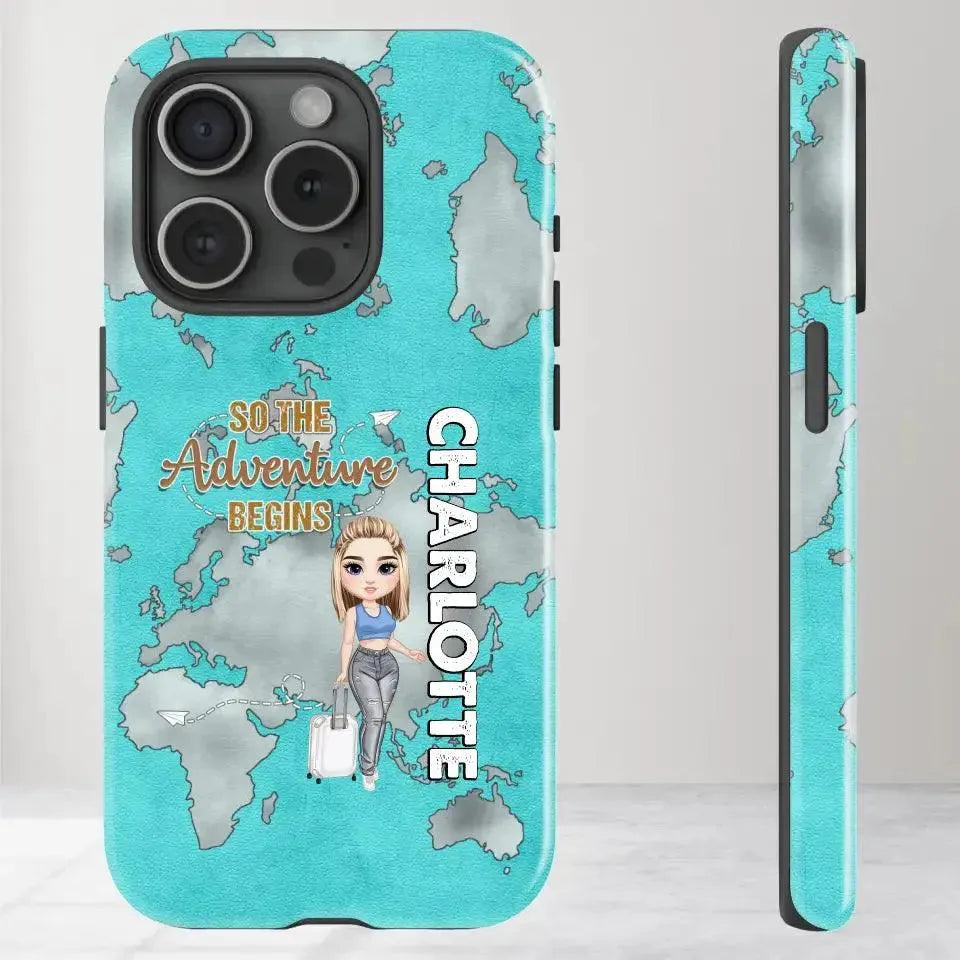 So The Adventure Begins - Personalized iPhone Tough Phone Case from PrintKOK costs $ 29.99