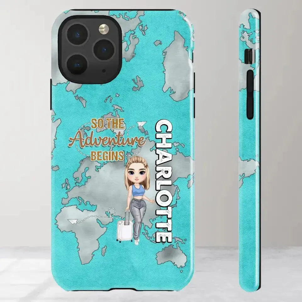 So The Adventure Begins - Personalized iPhone Tough Phone Case from PrintKOK costs $ 29.99