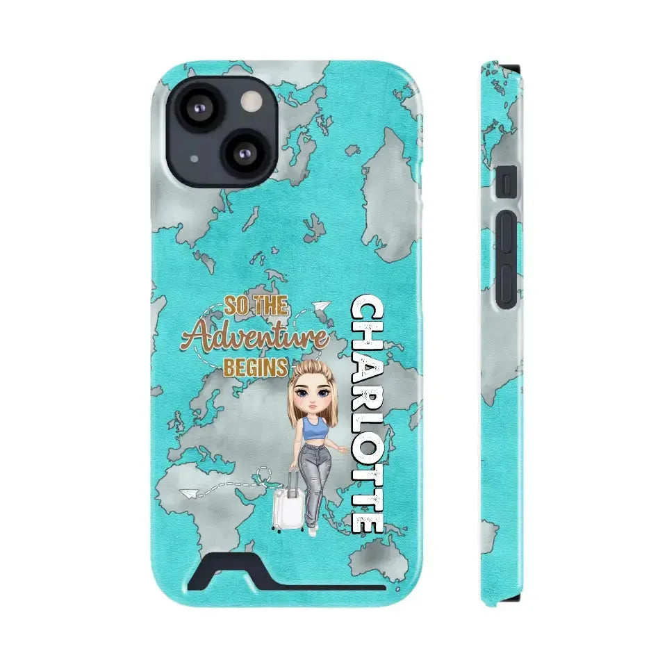 So The Adventure Begins - Personalized iPhone Tough Phone Case