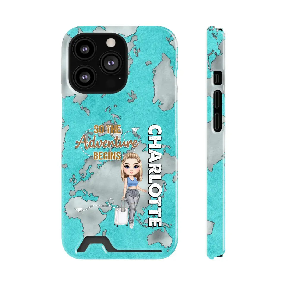 So The Adventure Begins - Personalized iPhone Tough Phone Case